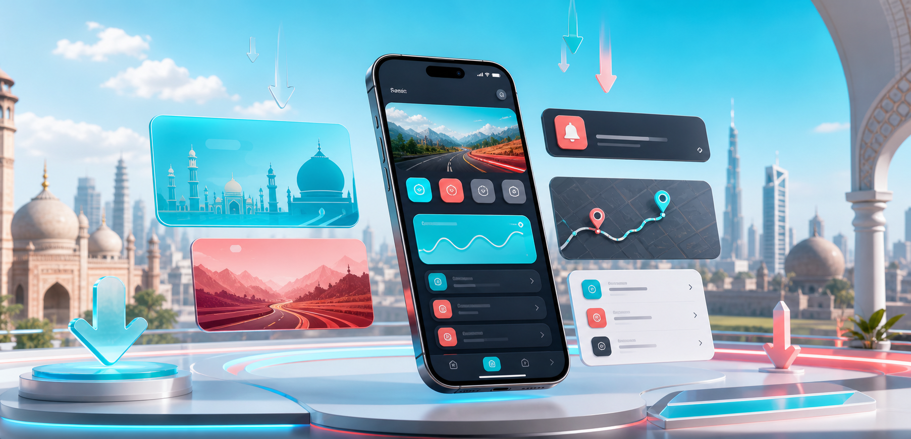 Q789 mobile route dashboard